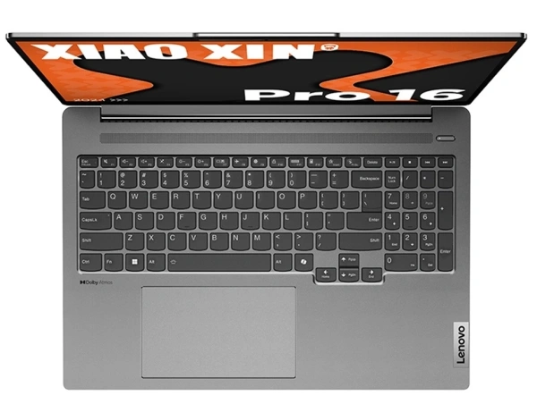 Ноутбук Lenovo Xiaoxin Pro16 IAH7 Core i7 12700H 16Gb SSD512Gb Intel Iris Xe graphics 16" IPS 2.5K (2560x1600) Windows 11 trial (для ознакомления) Home grey WiFi BT Cam (1746613)