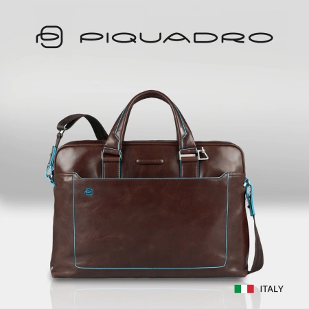 Сумка Piquadro Blue Square CA3335B2/MO коричневый натур.кожа