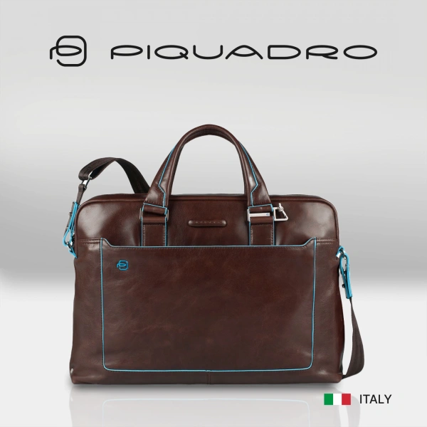 Сумка Piquadro Blue Square CA3335B2/MO коричневый натур.кожа