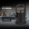 Чайник электрический Hyundai HYK-S2042 0.6л. 1000Вт черный корпус: металл