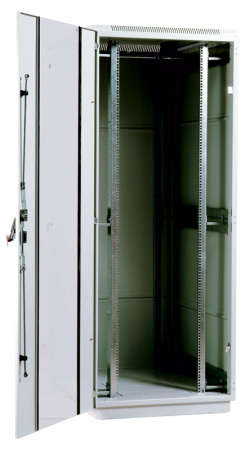 Шкаф коммутационный ЦМО (ШТК-М-42.8.10-1ААА) напольный 42U 800x1000мм пер.дв.стекл задн.дв.стал.лист 2 бок.пан. направл.под закл.гайки 1010кг серый 855мм 134.6кг 180град. 2030мм