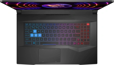 Ноутбук MSI Pulse 17 B13VGK-813XRU i7 13700H/16Gb/SSD1Tb/RTX4070 8Gb/17.3"/IPS/FHD/DOS/grey