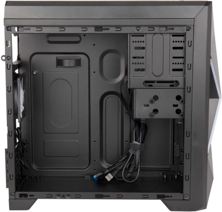 Корпус Hiper A68 черный без БП mATX 1x80mm 1x92mm 2xUSB2.0 1xUSB3.0 audio