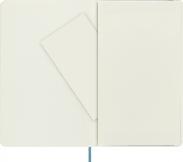 Блокнот Moleskine CLASSIC SOFT QP616B35 Large 130х210мм 192стр. линейка мягкая обложка голубой