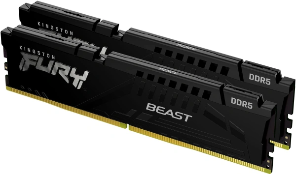 Память DDR5 2x8Gb 6000MHz Kingston KF560C36BBEK2-16 Fury Beast RTL Gaming PC5-48000 CL36 DIMM 288-pin 1.35В с радиатором Ret