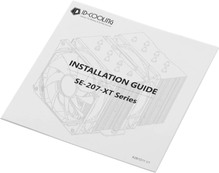 Устройство охлаждения(кулер) ID-Cooling SE-207-XT SLIM Soc-AM5/AM4/1151/1200/2066/1700 черный 4-pin 15-35dB Al+Cu 220W 760gr Ret