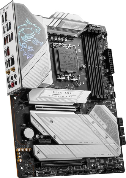 Материнская плата MSI MPG Z790 EDGE TI MAX WIFI Soc-1700 Intel Z790 4xDDR5 ATX AC`97 8ch(7.1) 2.5Gg
