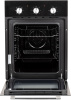 Духовой шкаф Электрический Lex EDM 4570 BL стекло черное