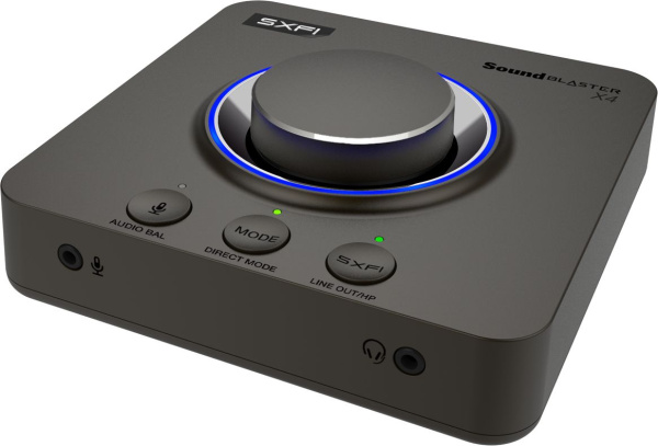 Звуковая карта Creative USB Sound Blaster X4 (Super X-Fi Ultra DSP) 7.1 Ret