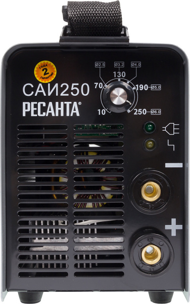 Сварочный аппарат Ресанта САИ-250 инвертор ММА DC (кейс в комплекте)
