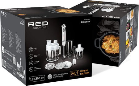 Блендер погружной Red Solution RHB-2989 1300Вт белый