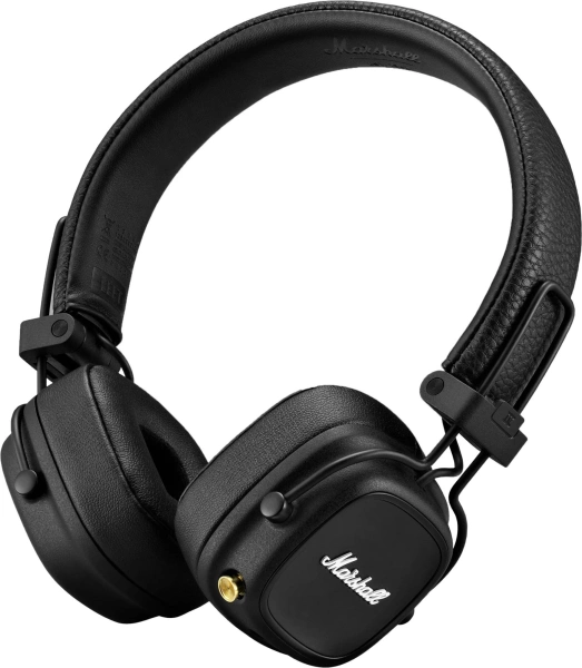 Гарнитура накладные Marshall Major IV черный беспроводные bluetooth (1005773)