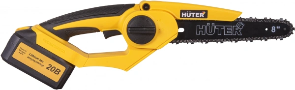 Электрическая цепная пила Huter ELS ELS-20/8-Li-2К-BL дл.шины:8" (20cm) 2аккум. 4Ач ЗУ (70/10/40)