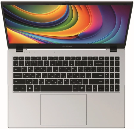 Ноутбук Digma EVE C5802 N100/8Gb/SSD256Gb/15.6"/IPS/FHD/W11Pro/silver/5900mAh