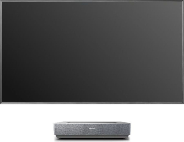 Телевизор Laser Hisense 100" Laser TV 100L5H серебристый 4K Ultra HD 60Hz DVB-T DVB-T2 DVB-C DVB-S DVB-S2 USB WiFi Smart TV