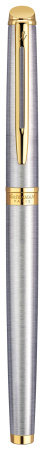 Ручка роллер Waterman Hemisphere (CWS0920350) Steel GT F черн. черн. подар.кор.
