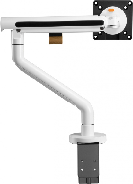 Кронштейн для мониторов Ultramounts UM725W белый 17"-32" макс.9кг крепление к столешнице поворот и н