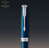 Ручка перьев. Parker Sonnet Core F539 (1945364) LaqBlue CT M сталь нержавеющая подар.кор.