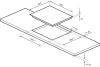 Индукционная варочная поверхность Lex EVI 640-1 F DS серый