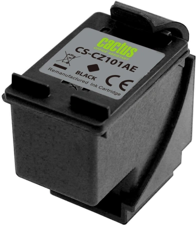 Картридж струйный Cactus CS-CZ101AE № 650 черный (18мл) для HP 1015/1515/1516/2515/2545/2546/2645/3515