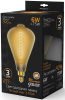 Лампа филам. Gauss Filament Vintage 6Вт цок.:E27 эдисон 220B 2700K св.свеч.бел.теп. (упак.:1шт) (157802118)