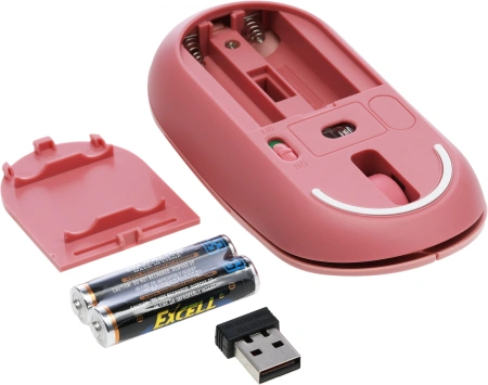 Мышь A4Tech Fstyler FG20 розовый оптическая (2000dpi) беспроводная USB для ноутбука (4but)