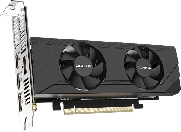 Видеокарта Gigabyte PCI-E 4.0 GV-N3050OC-6GL NV RTX3050 6Gb 96bit GDDR6 1477/14000/HDMIx2/DPx2/HDCP