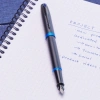 Ручка перьев. Parker IM Vibrant Rings F315 (2172858) Marine Blue PVD F сталь нержавеющая подар.кор.