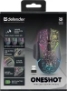 Мышь Defender Oneshot GM-067 черный оптическая 3200dpi беспров. USB 6but (52067)