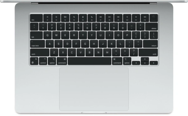Ноутбук Apple MacBook Air A3114 M3 8 core 8Gb SSD256Gb/10 core GPU 15.3" Liquid Retina (2880x1864) Mac OS silver WiFi BT Cam (MRYP3LL/A)