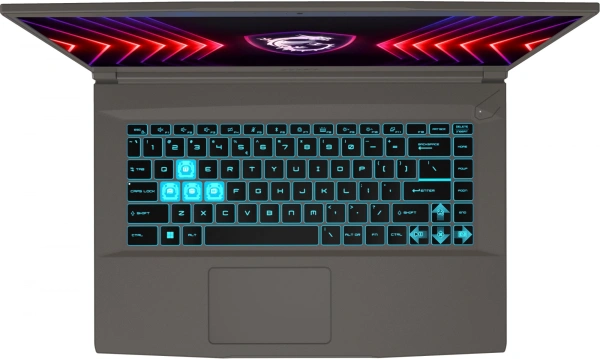Ноутбук MSI Thin 15 B12UC-1433XRU i5 12450H/8Gb/SSD512Gb/RTX 3050 4Gb/15.6"/IPS/FHD/DOS/grey