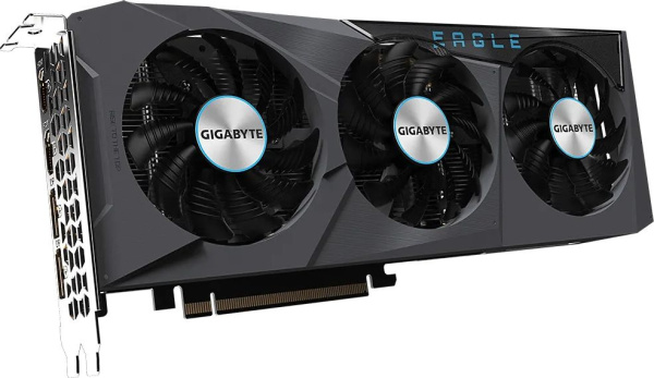 Видеокарта Gigabyte PCI-E 4.0 GV-R66EAGLE-8GD AMD Radeon RX 6600 8192Mb 128 GDDR6 2044/14000 HDMIx2 DPx2 HDCP Ret