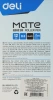 Ручка роллер Deli Mate (EQ20220) d=0.5мм черн. черн. сменный стержень стреловидный пиш. наконечник линия 0.35мм резин. манжета