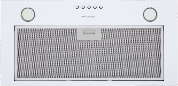 Вытяжка встраиваемая Maunfeld Crosby Power 50 белый управление: кнопочное (1 мотор)