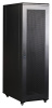 Шкаф коммутационный Lanmaster (TWT-CBB-27U-6X8-P1) напольный 27U 600x800мм пер.дв.перфор. задн.дв.перфор.2-хст. 2 бок.пан. 800кг черный IP20 сталь