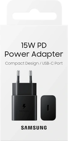 Сетевое зар./устр. Samsung EP-T1510N 2A+1.67A (PD) USB Type-C Samsung черный (EP-T1510NBEGEU)