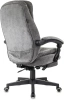 Кресло руководителя Бюрократ T-9950MSG-F Fabric серый Light-19 крестов. пластик подст.для ног