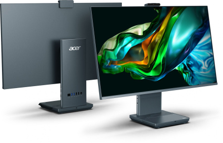 Моноблок Acer Aspire S32-1856 31.5" WQHD i7 1360P/16Gb/SSD1Tb Iris Xe/CR/Esh/kb/m/серый 2560x1440
