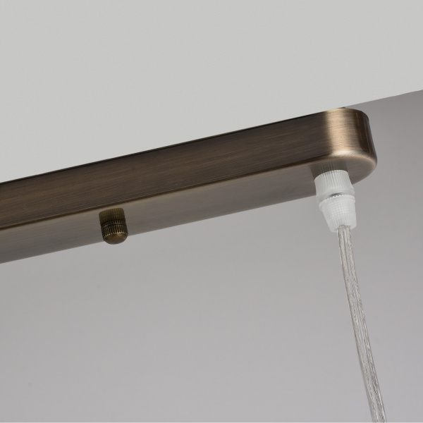 Светильник Hiper Wink H229-3 подвес. цв.св.:белый бронзовый