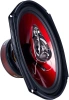 Колонки автомобильные Kicx SP 693 200Вт 92дБ 4Ом 16x23см (6x9дюйм) (ком.:2кол.) коаксиальные трехполосные