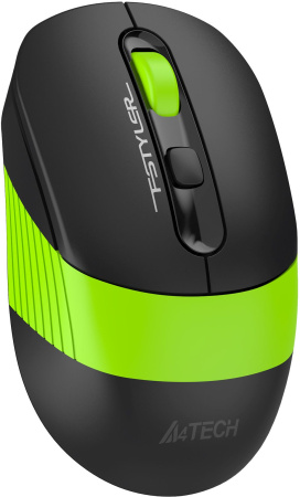 Мышь A4Tech Fstyler FG10CS Air черный/зеленый оптическая (2000dpi) silent беспроводная USB для ноутб