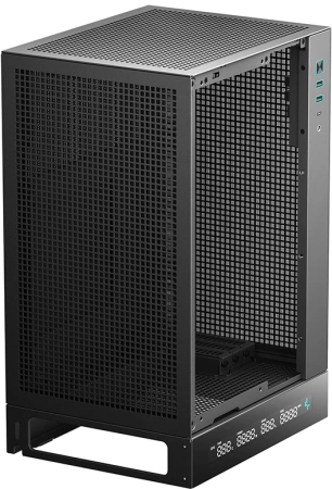 Корпус Deepcool CH170 Digital черный без БП miniITX 6x120mm 2xUSB3.0 audio bott PSU