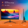 Монитор SunWind 27" SUN-M27BA107 черный IPS 3ms 16:9 HDMI матовая 300cd 178гр/178гр 1920x1080 165Hz G-Sync DP FHD 4.2кг
