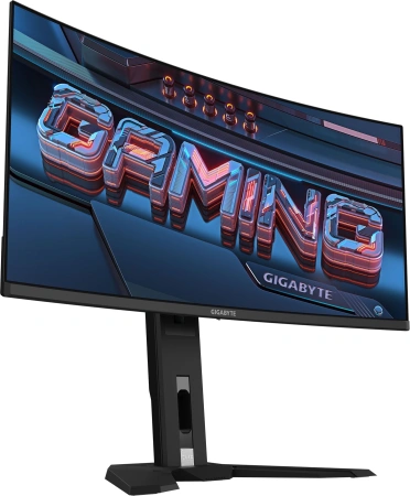Монитор Gigabyte 34" MO34WQC2 черный OLED LED 21:9 HDMI M/M матовая HAS Piv 250cd 178гр/178гр 3440x1440 240Hz DP WQ USB 9.86кг