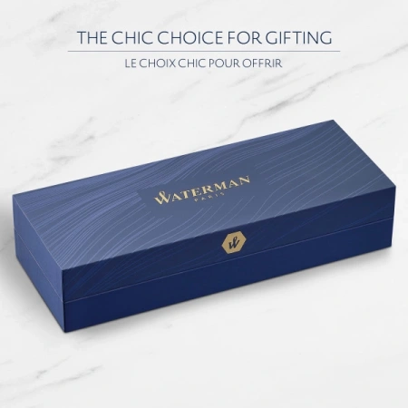 Ручка шариков. Waterman Hemisphere Colour Blocking (2179923) Purple GT M син. черн. подар.кор.