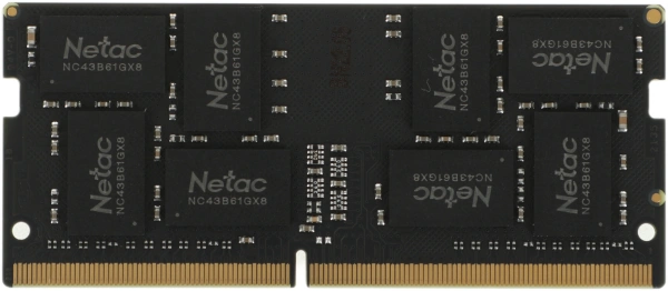 Память DDR4 16Gb 2666MHz Netac NTBSD4N26SP-16 Basic RTL PC4-21300 CL19 SO-DIMM 260-pin 1.2В single rank Ret