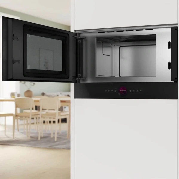 Микроволновая Печь Bosch BFL7221B1 21л. 900Вт черный (встраиваемая)