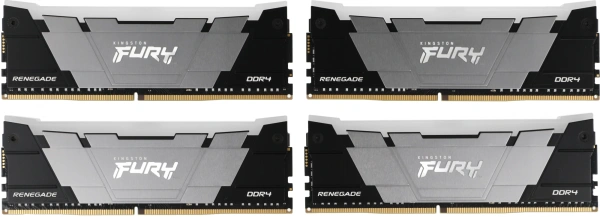 Память DDR4 4x8GB 3200MHz Kingston KF432C16RB2AK4/32 Fury Renegade RGB RTL Gaming PC4-25600 CL16 DIM