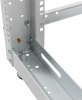 Стойка двухрамная NTSS (NTSS-2POR42U/600-1000) 42U 550ммx1000мм 600кг серый