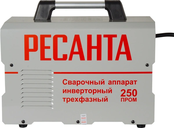 Сварочный аппарат Ресанта САИ-250 ПРОМ инвертор ММА/TIG 8.7кВт